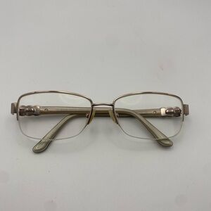 Saks Fifth Avenue Eyeglasses Frame Only Saks 281-01N5 Womens Rose Gold 53-16-130